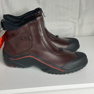 Women’s Clarks Brown Leather Ankle Muckers Boots